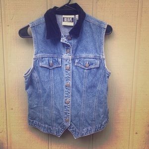 Vintage Bill Blass denim vest